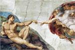 Michelangelo Creation of Adam Poster Image