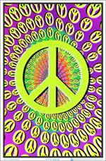 Optical Peace Blacklight Poster Image