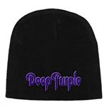 Deep Purple Embroidered Beanie-IMAGE