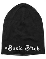 #Basic Bitch Embroidered Beanie