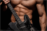 Hot Guitar Poster Poster
