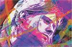  Kurt Cobain Colors by David Lloyd Glover Poster 36