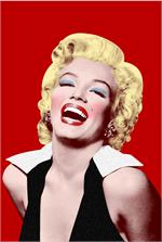 MARILYN MONROE RED POSTER - 24