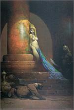 EGYPTIAN QUEEN - By: FRANK FRAZETTA - POSTER - 24