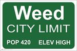 Weed City Limit Poster - 36
