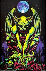 Gargoyle Watch Non-Flocked Blacklight Poster Image