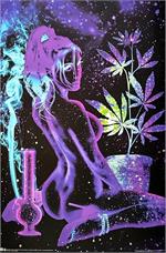 High As Space by Daveed Benito Non-Flocked Blacklight Poster Image
