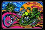 Getting Stoned by Dirty Donny Non-Flocked Blacklight Poster 36x24 Image