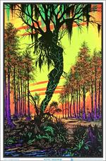 Swamp Mirage Blacklight Poster Image