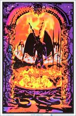 Gates of Hell Blacklight Poster Image