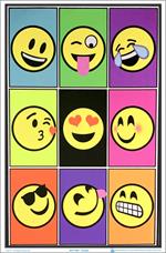 Emojis Blacklight Poster Image
