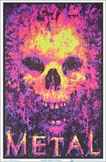Metal To The Bone Black Light Poster Image