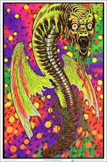 Black Butterfly by: Virgil Finlay Blacklight Poster Image