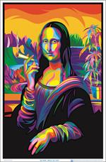 Mona Lisa Smoking by: Bob Weer Blacklight Poster - 23