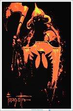 Death Dealer by Frank Frazetta Blacklight Poster Image