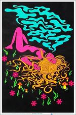 Lazy Daze by Audrey Herbertson Blacklight Poster Image