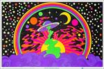Psychedelic Abduction by Audrey Herbertson Blacklight Poster Image