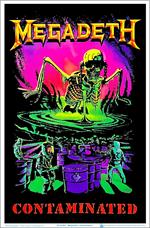 Megadeth - Contamination Blacklight Poster Image