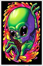 Alien Encounter Blacklight Poster Image