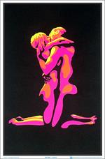 Lovers Black Light Poster Image