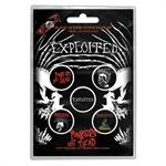 The Exploited Punks Not Dead Button set (pack of 5)-IMAGE