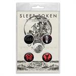 Sleep Token - Take Me Back To Eden Button Set Image