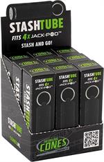 Jack-Pod Stash Tube - Black 9pc Countertop Display Image