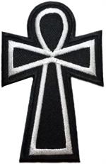 Ankh Embroidered Patch Image