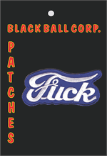 PATCH - FUCK #3 Embroidered Patch