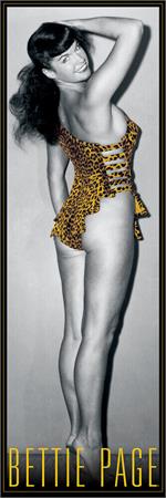 Bettie Page Slim Print Poster Image