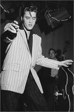 ELVIS PRESLEY BLACK & WHITE POSTER - 24