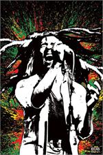 BOB MARLEY SPLASH POSTER - 24