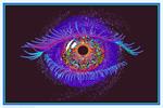 Cosmic Eye - Non-flocked Blacklight Poster Image