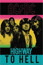 AC/DC Highway to Hell Retro Tour Poster 24in x 36in Image