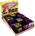 Ed Hardy Small Square Shot Glass Candles 12ct/12cs