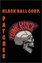 Punk Rock Skull Embroidered Patch - 4