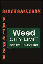 Weed City Limit - Embroidered Patch - 4