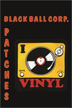 I Heart Vinyl - Woven Patch - 4
