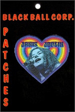 Janis Joplin Embroidered Patch Image