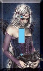 GOTHIC GIRL SWITCH PLATE