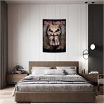 Iron Maiden Finger Fabric Poster - bedroom