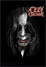 Ozzy Osbourne - Blood Lips Fabric Poster