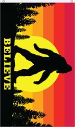 Bigfoot Believe Fly Flag Image