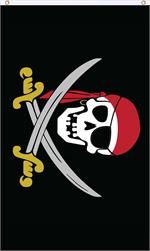 Jolly Roger Classic Pirate Fly Flag Image