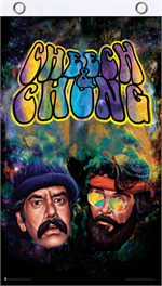 Cheech & Chong Smoke Fly Flag Image