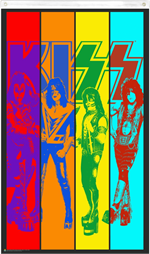 KISS Retro Fly Flag Image