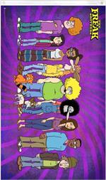 The Freak Brothers - Main Cast Fly Flag Image