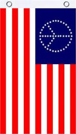 USA Peace Fly Flag Image