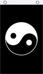 Ying Yang Fly Flag Image