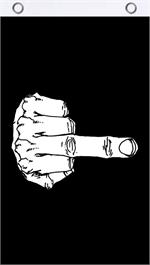Middle Finger Fly Flag Image
